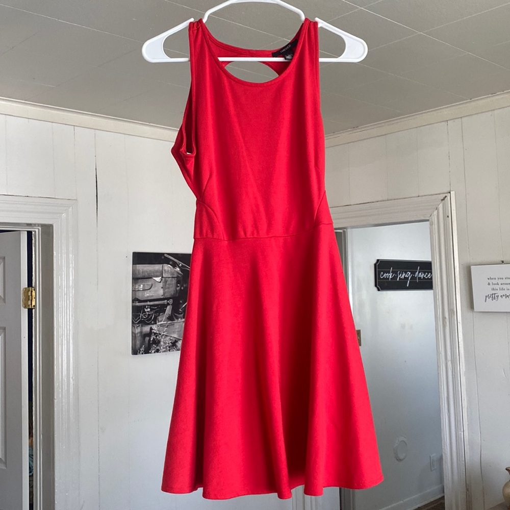 Cutout Skater Dress